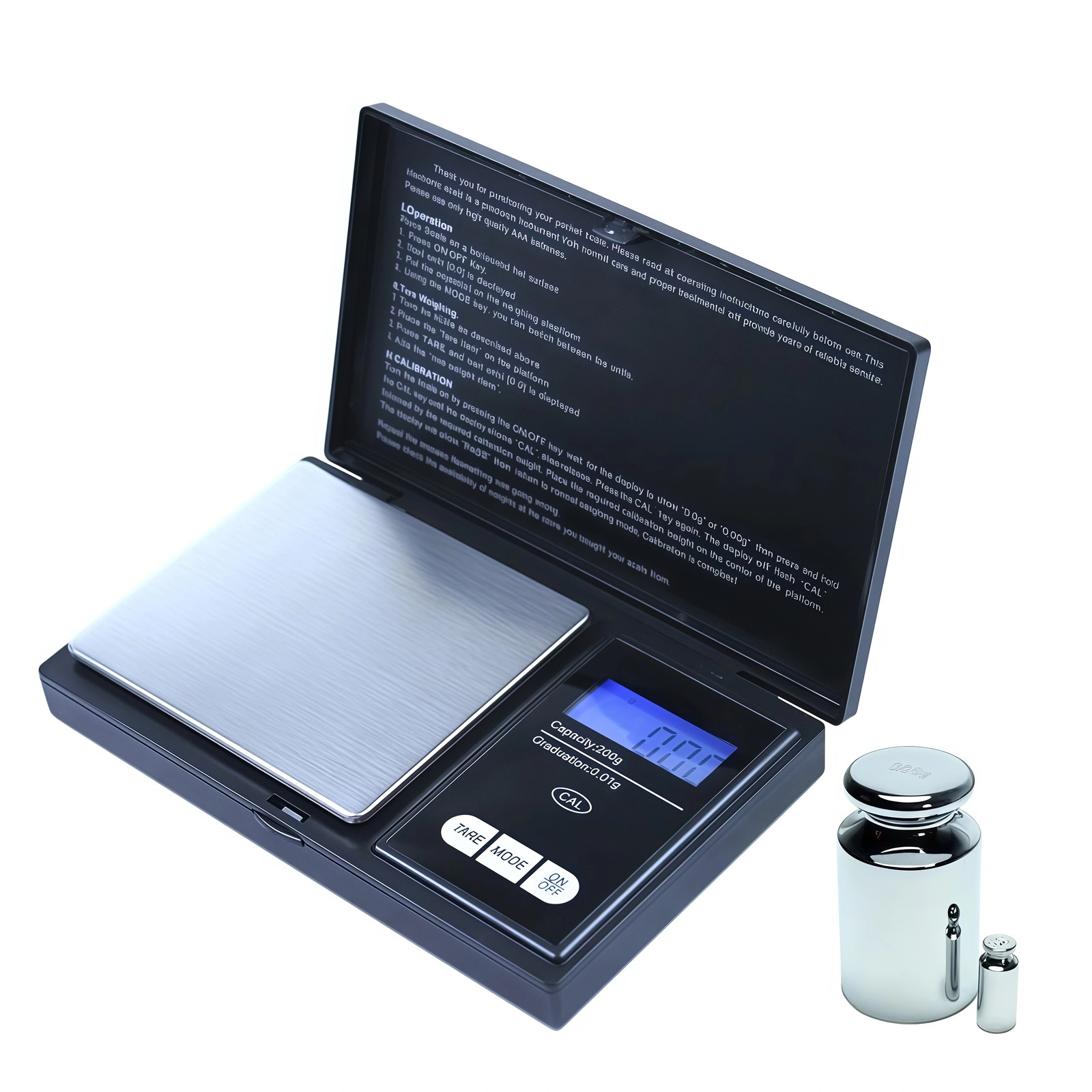 Pocket Digital Scale 200g x 0.01g Precise Gold Coin Jewelry Gram Balance Weight