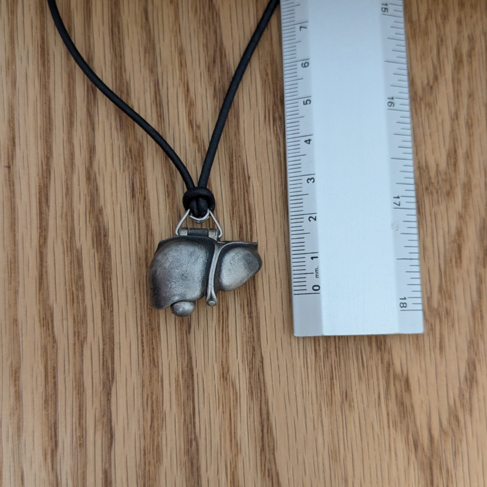 Articulating Human Liver Necklace – Pewter Hepatic Anatomy Pendant