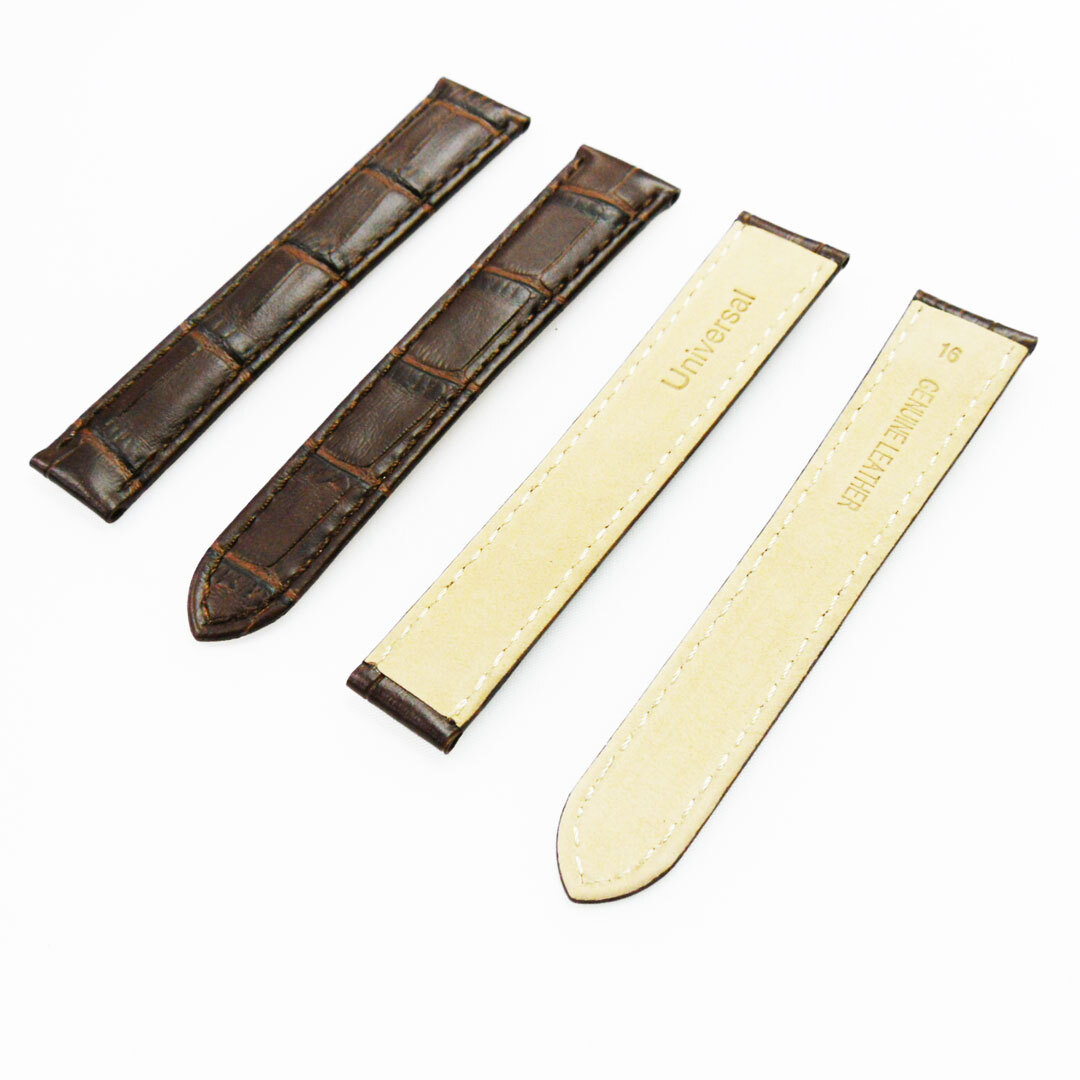 Watch Band Genuine Leather Alligator Grain (PADDED) Cartier Watch 16X14MM
