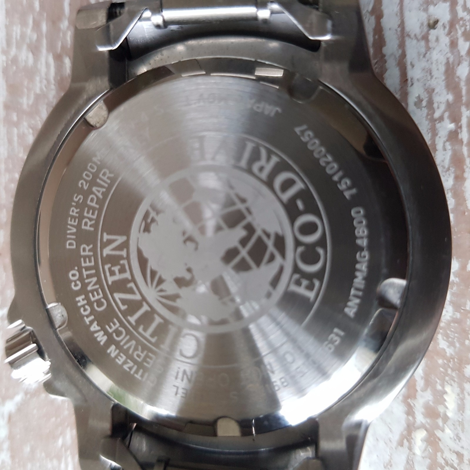 20mm SOLID STAINLESS STEEL BRACELET WITH SCREW LINKS FIT Citizen BN-0150 BN-0151
