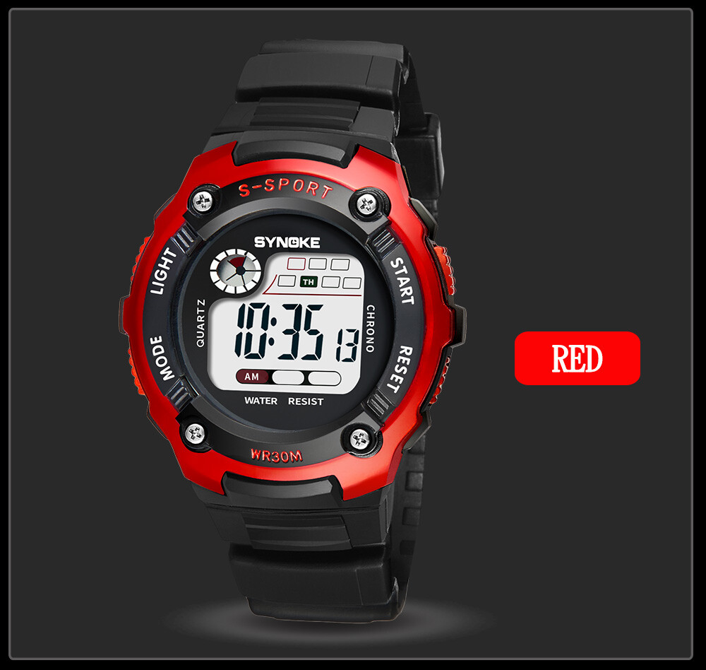 Kids Digital Electronic Watch Waterproof Children Boys Girls Sports LED Watches