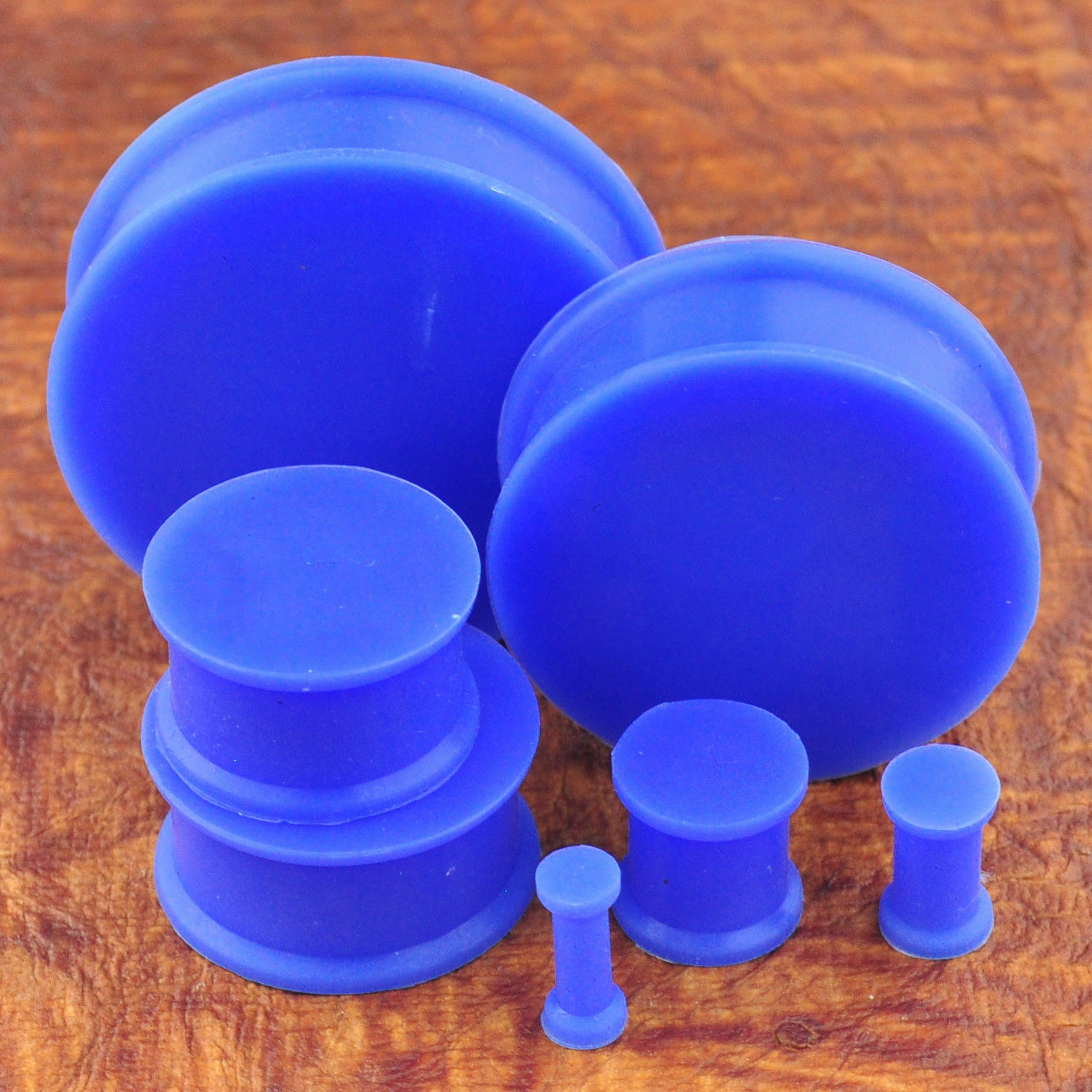 2 Pcs Solid Silicone Plugs Flexible Ear Gauges Expandar Stretcher Body Piercings
