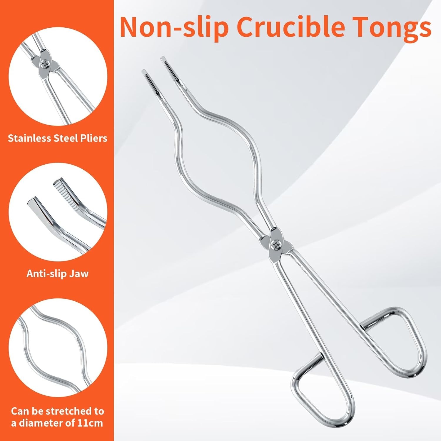 10-In-1 Metal Casting Kit for Beginners, Complete Graphite Crucible Set with Ing