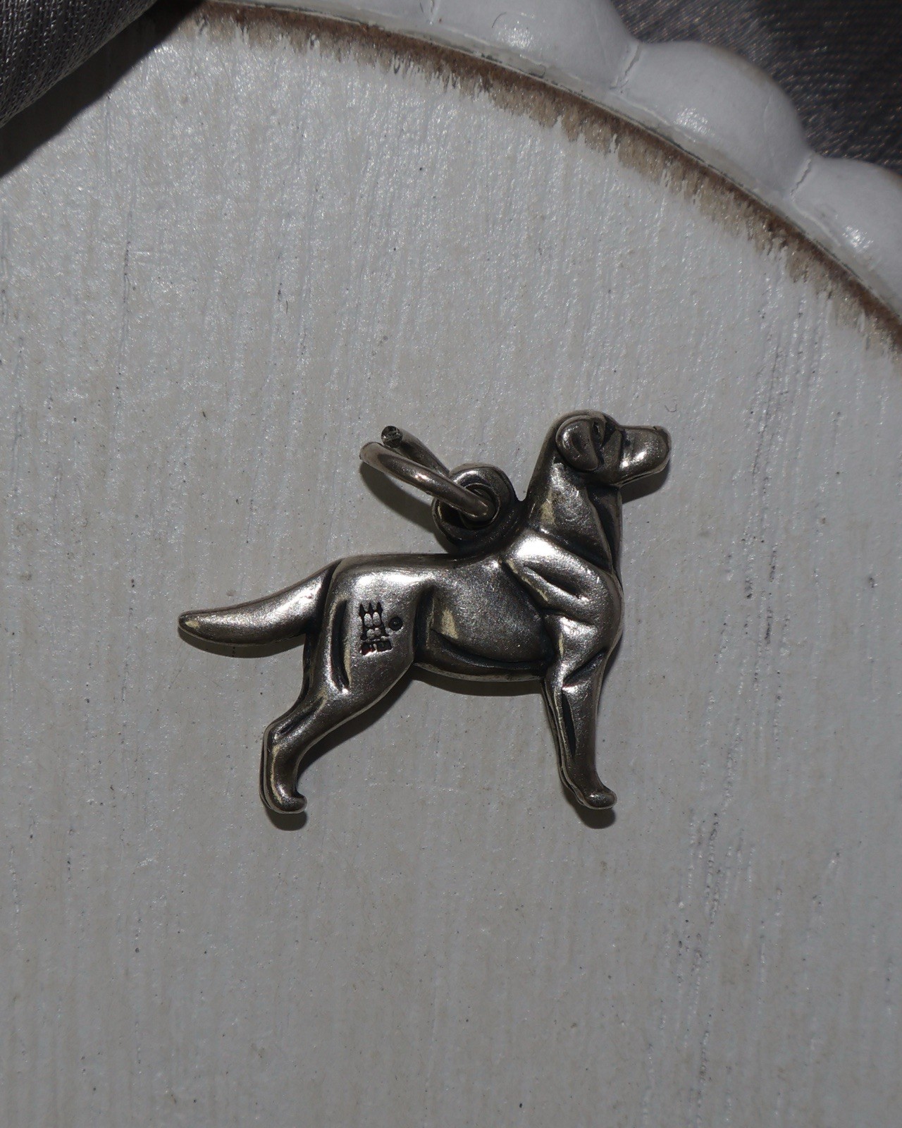 Retired James Avery 925 Labrador Charm 3.2G / 0.7in