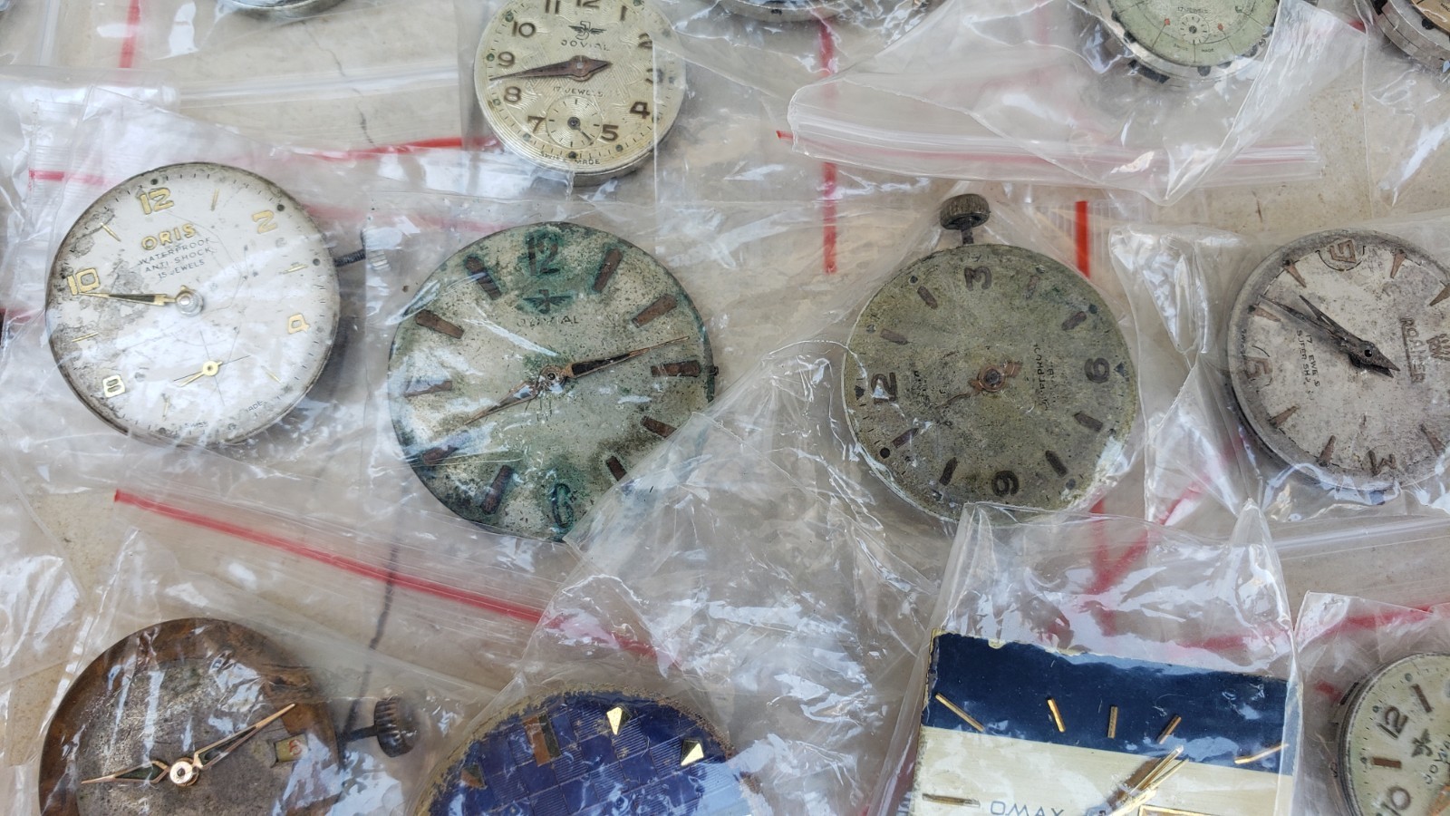 Antique Vintage Automatic Manual Wind Mixed Watch Movements- Lot Of 44 Movement