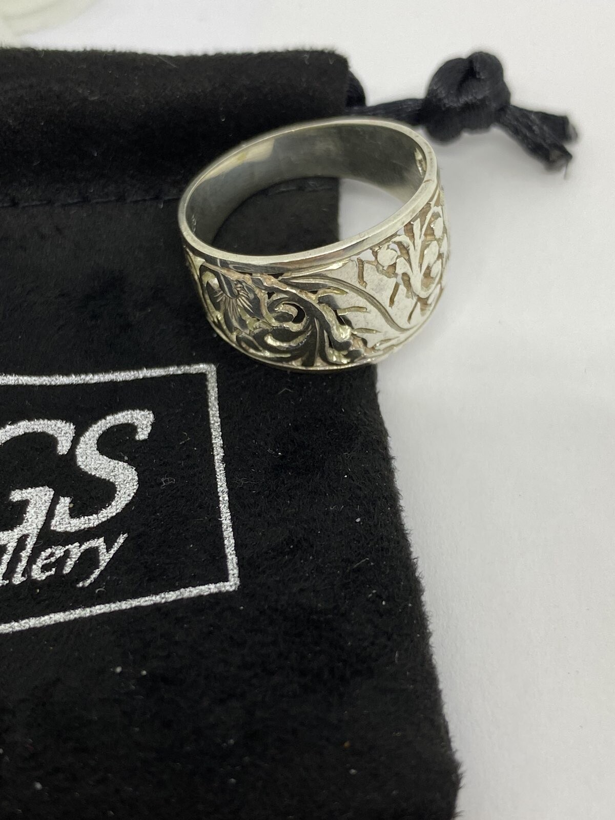 Solid Silver 925 Ladies Ring UK Handmade All Size Available+ gift box