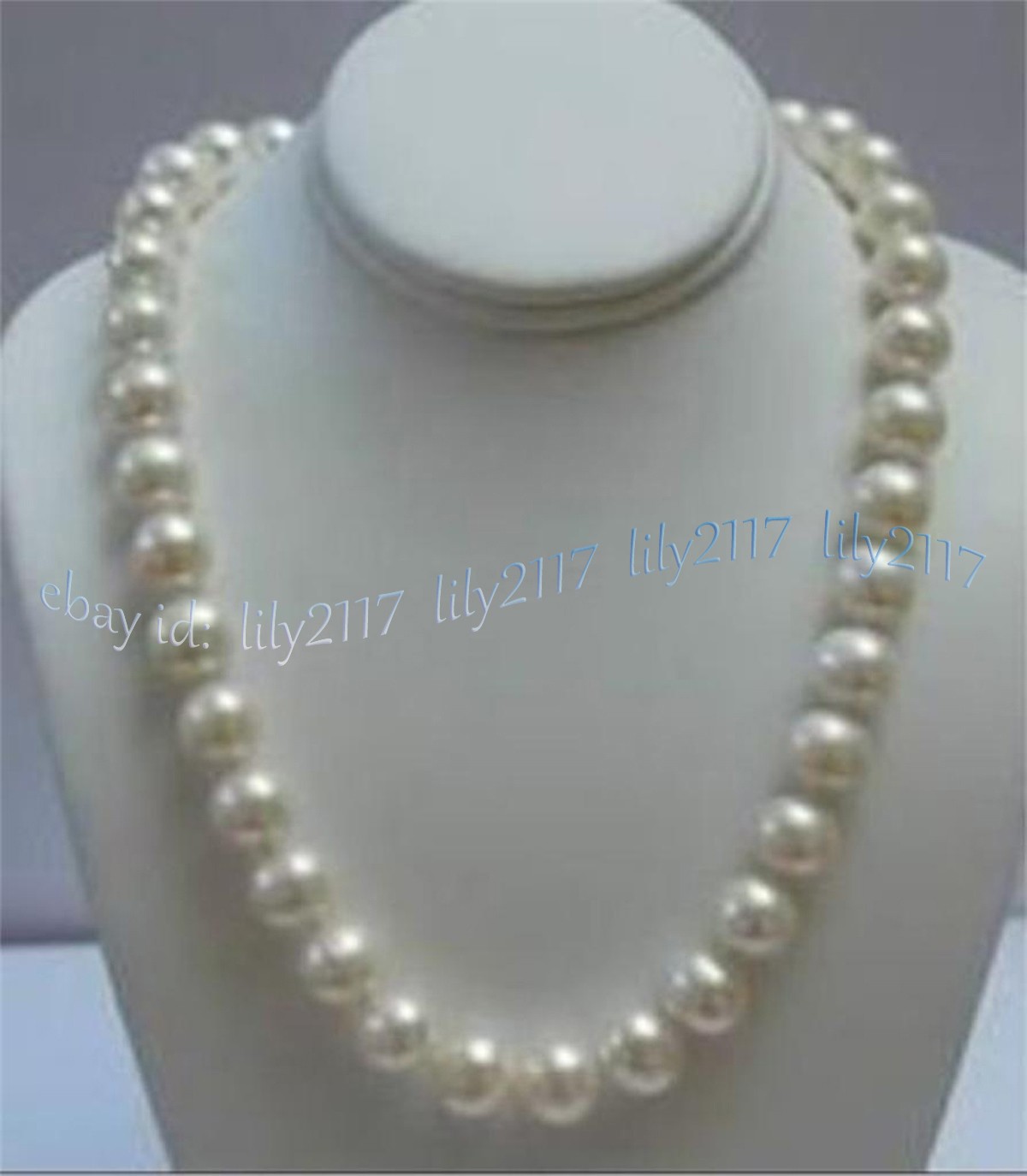 Beautiful Natural 9-10MM White Akoya Pearl Necklace 16-36″ 14K Gold Clasp
