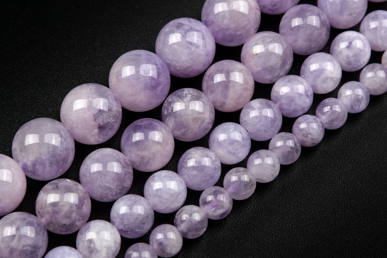 Natural Purple Lavender Amethyst Beads Grade A+ Round Loose Beads 6/8/10/12MM