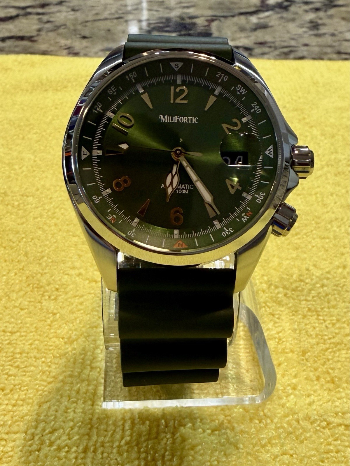 Milifortic S089 39.5mm ST2130 Compass Bezel Fkm Sapphire-NEW