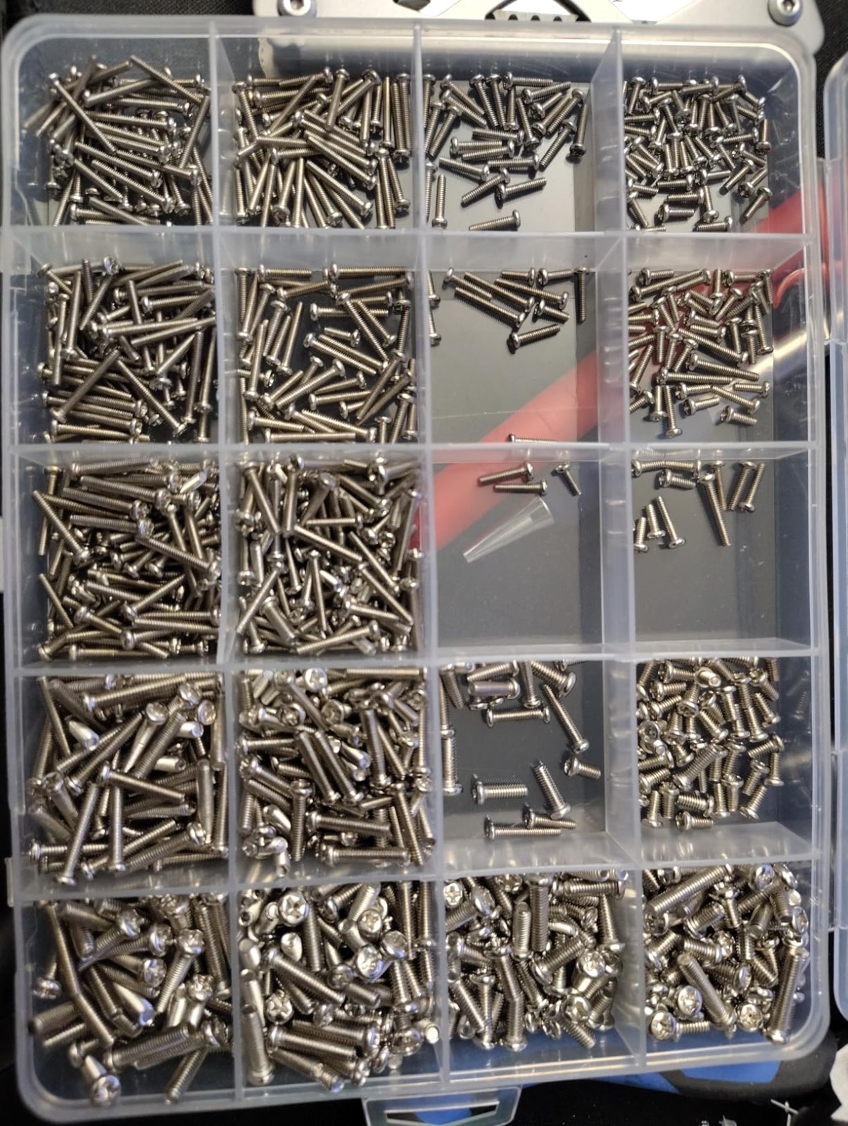 Micro Small Pan Head Screw Assortment For Phone Clock Repair 800 Count Kit USNew
