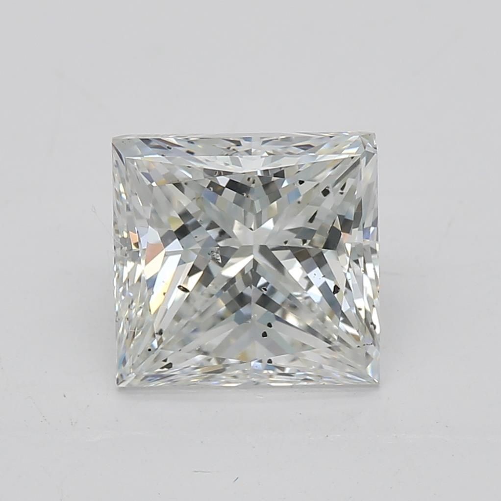 Cert. AGI Princess Cut 1.48 CT Natural Mined Diamond Loose F color SI1 clarity