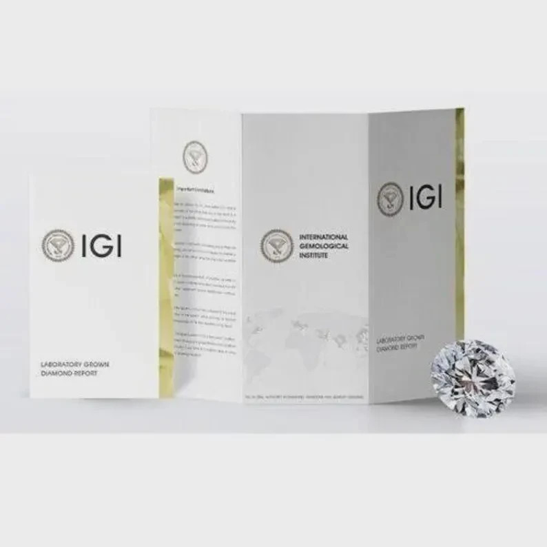 IGI 4 Ct Radiant F-VS1 Lab Grown Diamond Engagement Gift Ring 14K Yellow Gold