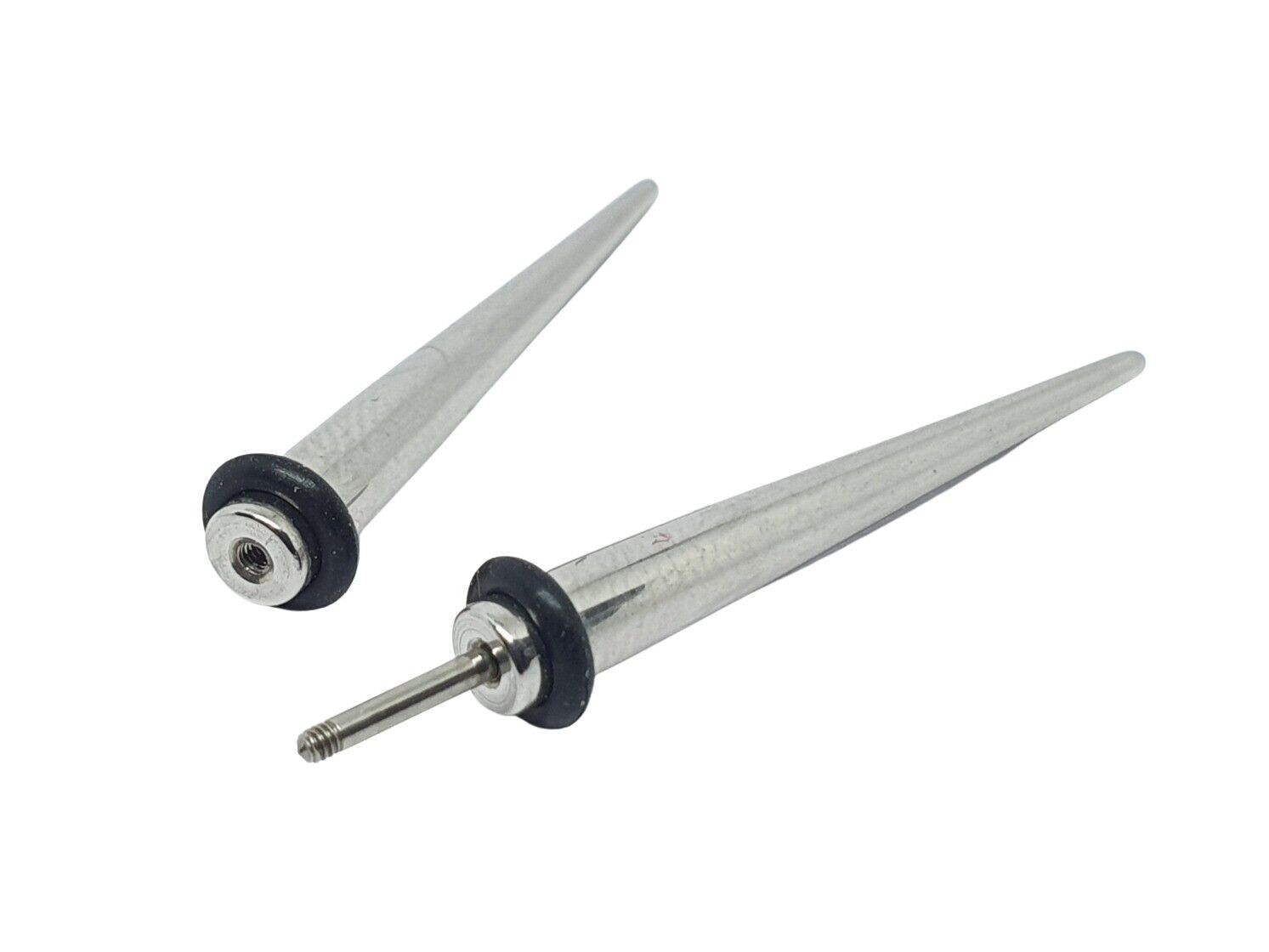 Double Spike Septum Xtra Large Bar Cone 16g (1.2mm) 70mm 316L Jewellery Piercing