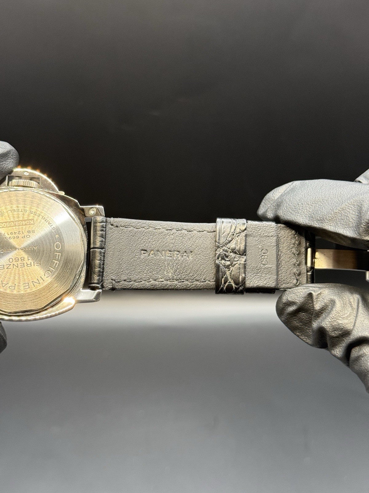 Panerai Luminor Marina Automatic 44mm Steel Mens Watch OP 6693 Naked Watch Only