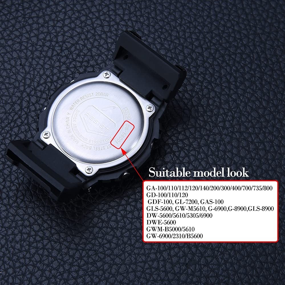 16mm Nylon Watch Strap with Adapters – Replacement Band for Casio Series Watches