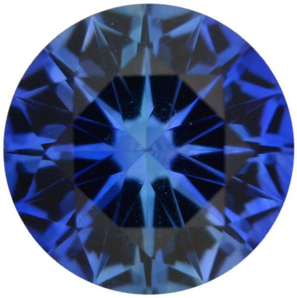 Natural Extra Fine Kashmir Blue Sapphire – Round Diamond Cut – Sri Lanka – AAA+