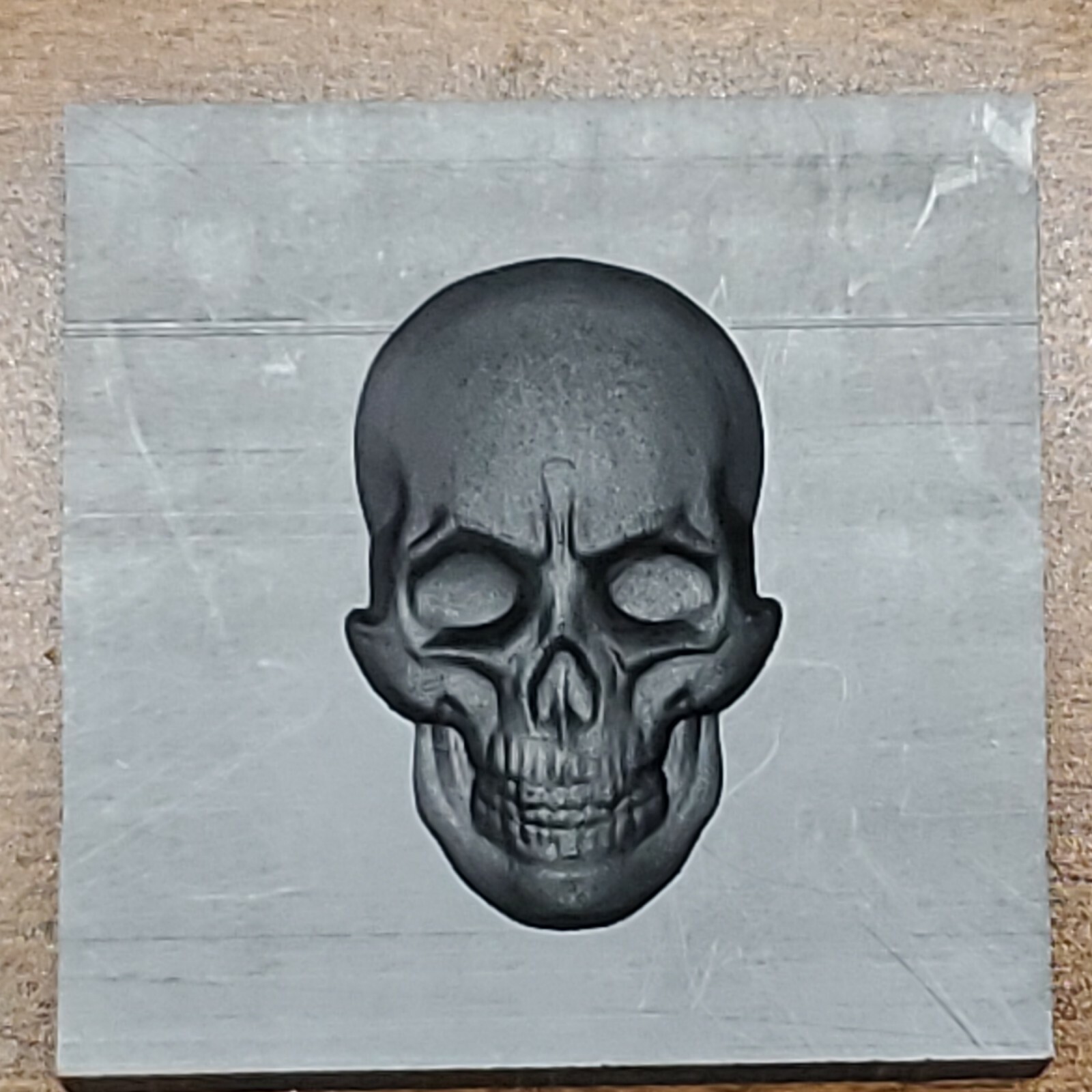 Skull 3D Graphite Ingot Mold for Gold Silver Copper Tin Melting Casting Refining