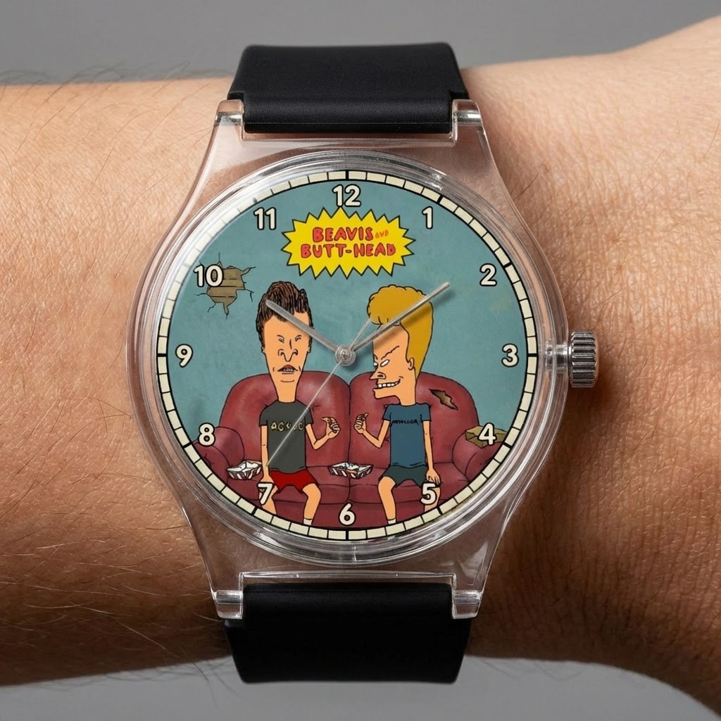 Beavis Butthead Daria Celebrity Deathmatch MTV Music Pop Art Watch Wristwatch