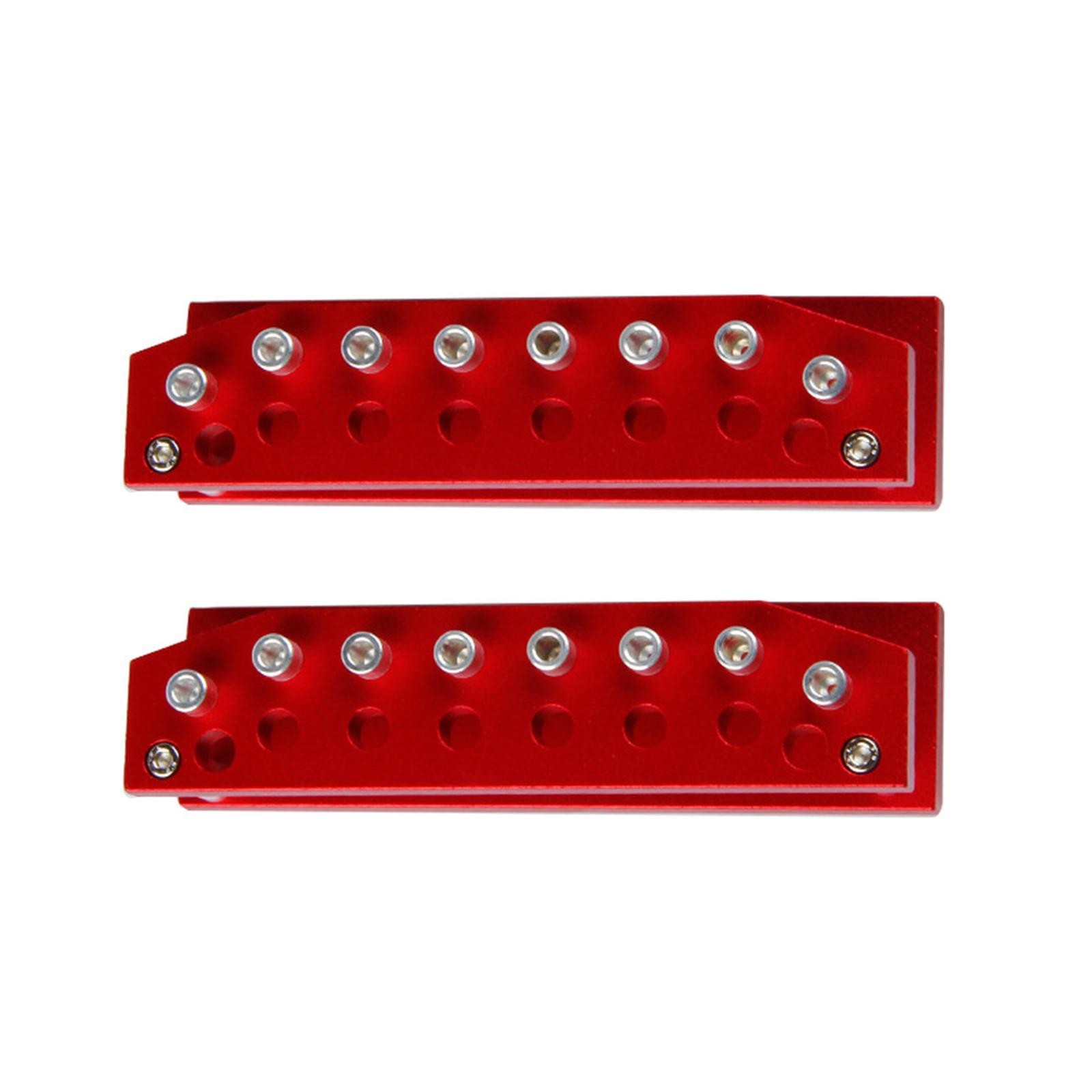 Portable Aluminum Alloy Screwdriver 8-Holder Base Rack Watchmaker Repair Tool