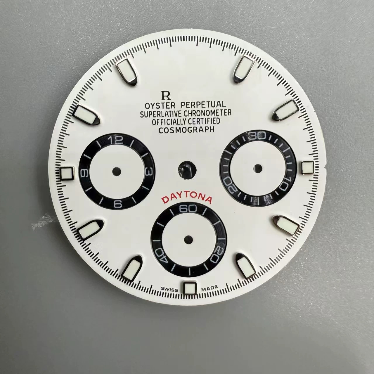 29.5mm Multi-functional Watch Dial Green Luminous For VK63 Movement Watch Parts