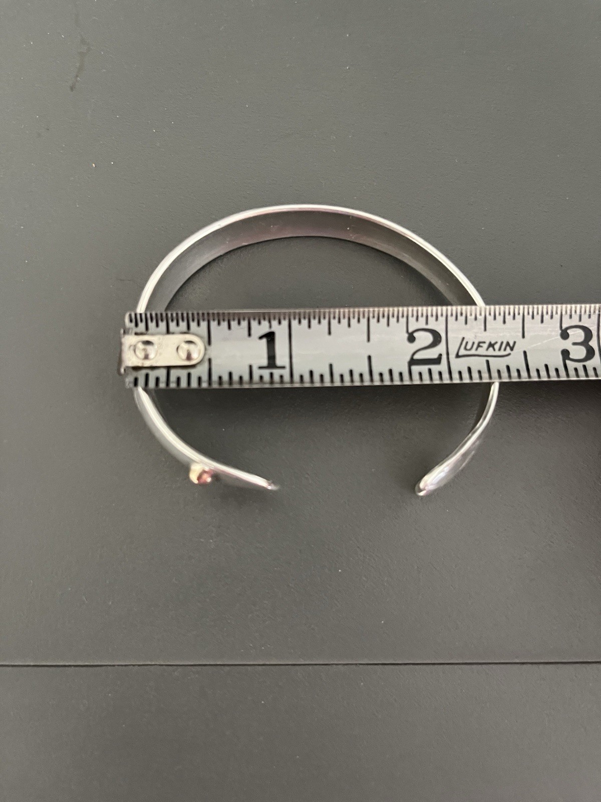 Eden Hand Arts Cape Cod Shiner Fish Cuff Bracelet Sterling Silver 14K Gold Eye