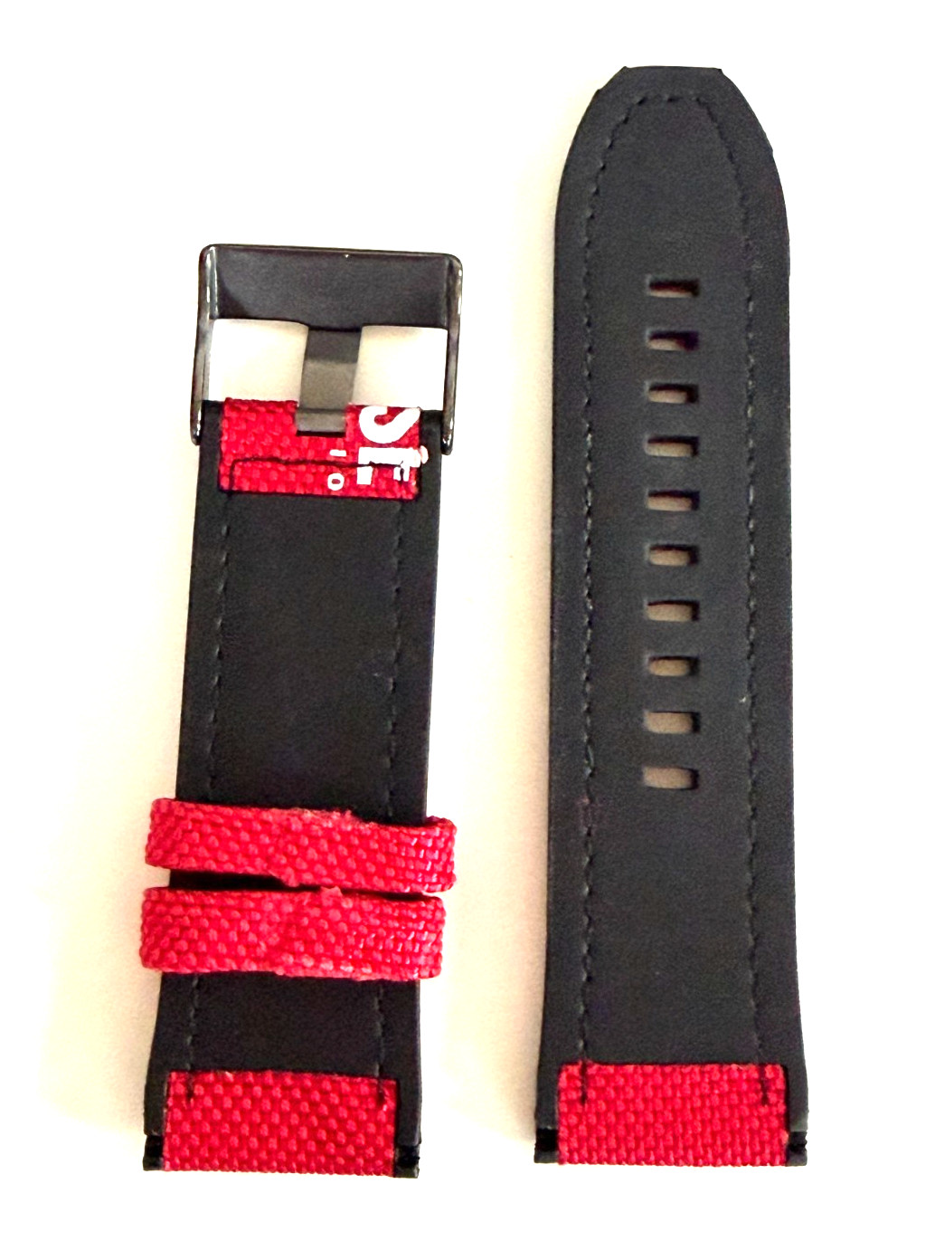 DIESEL DZ7423 Replacement Nylon Watch Band Strap Red 28 mm