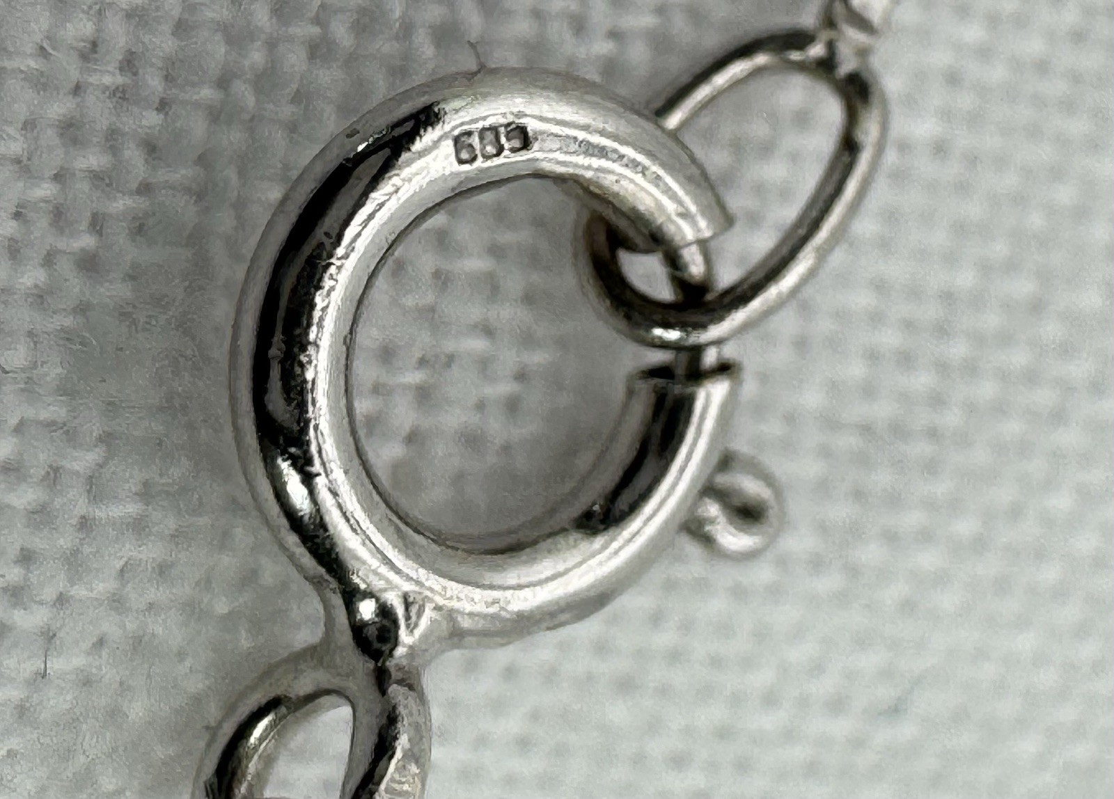 14K 585 Solid White Gold 19” Box Chain Necklace Unisex