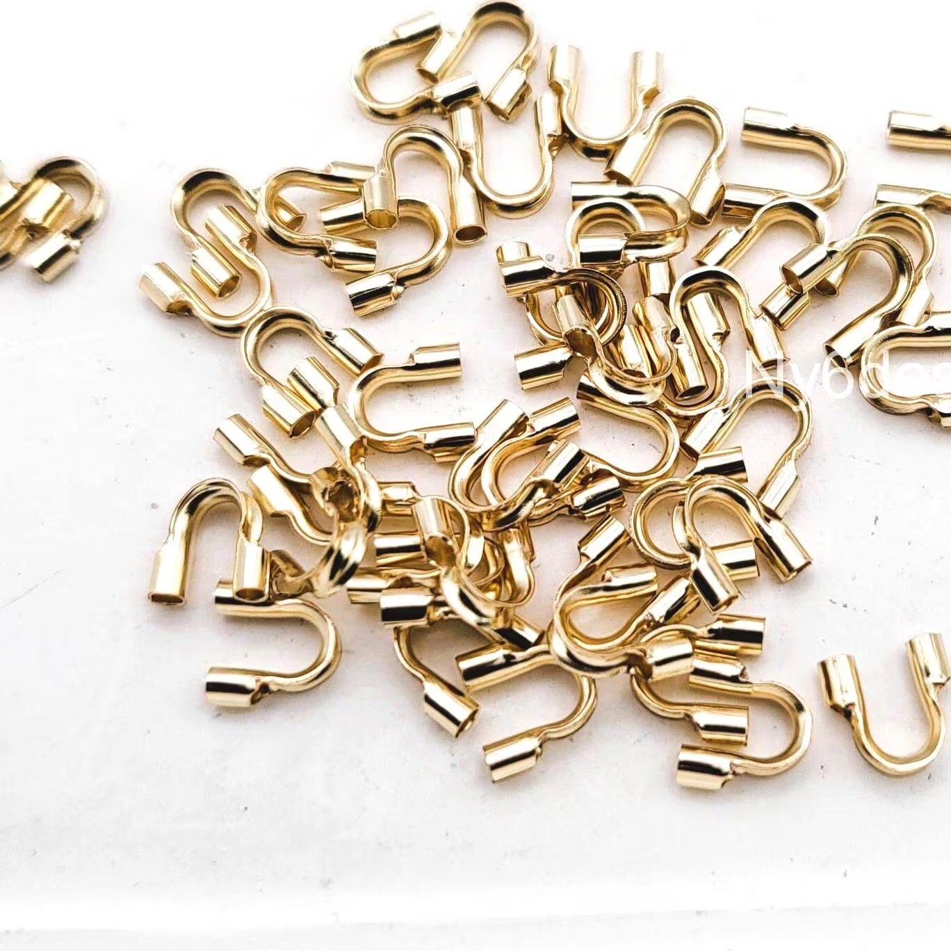 14K Gold Filled Wire Guards, Guardians, Cable Thimbles 3mm, 4mm, 5mm, 20pcs