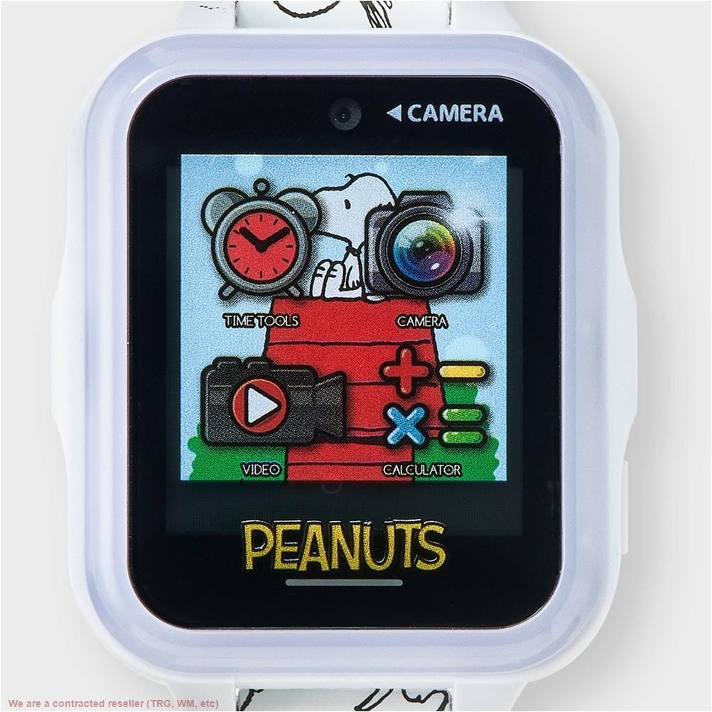 Kids’ Snoopy Light Up Interactive Watch – White