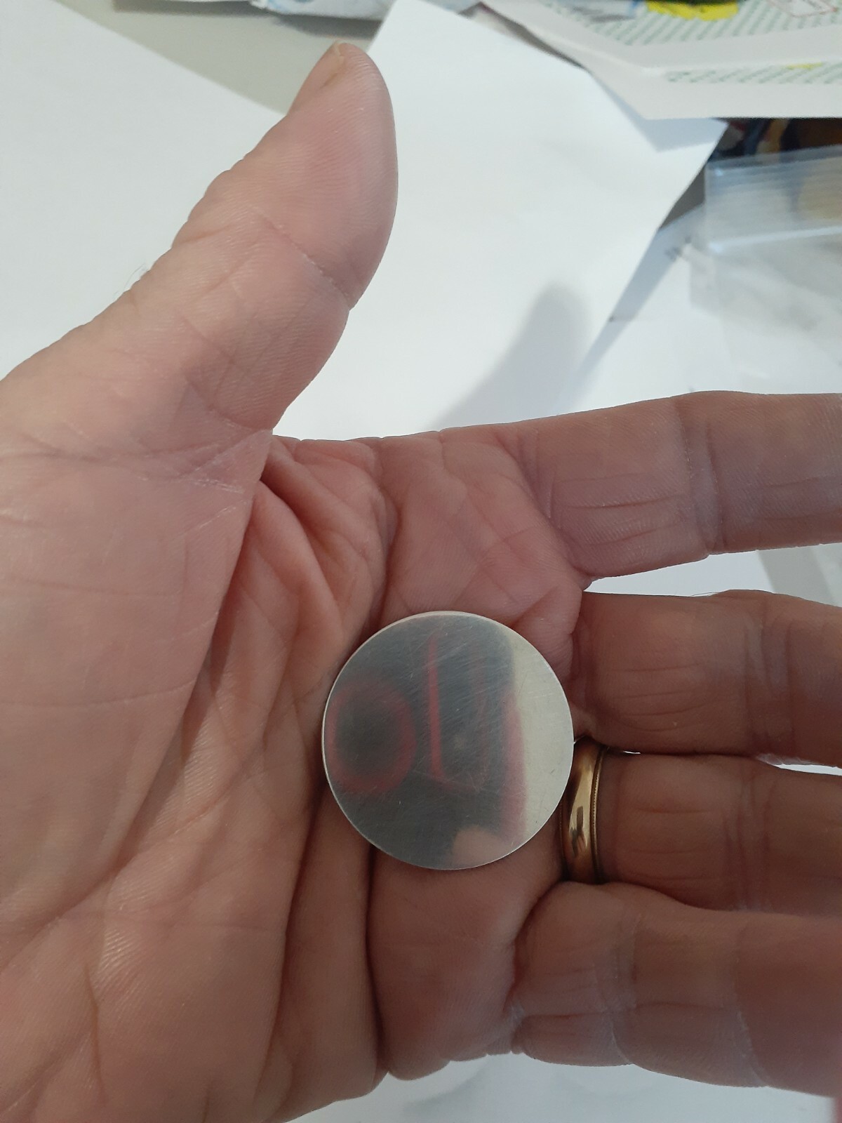 Fine solid silver 999 disc these discs are pure silver 18 20 22 24 gauge round