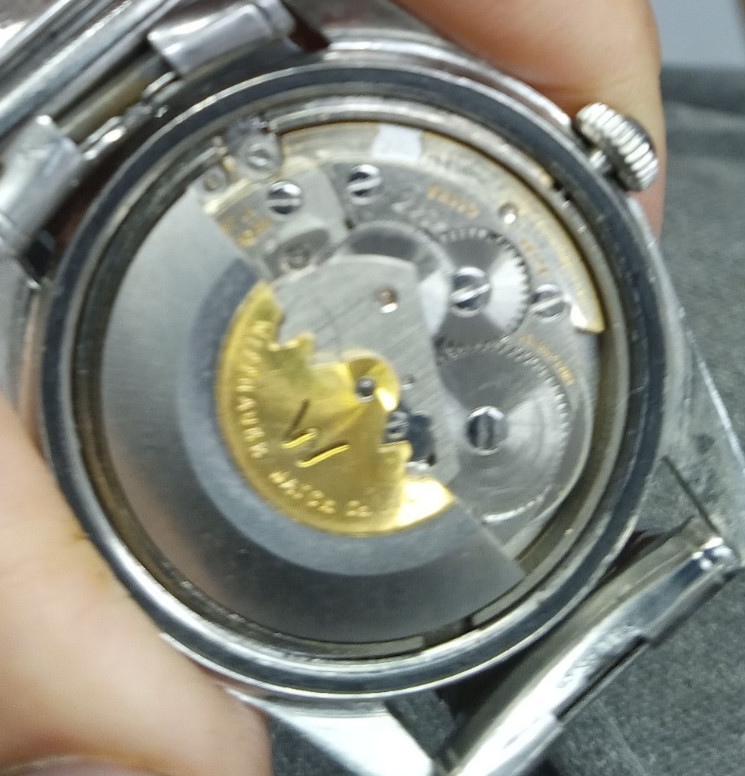 Gents White Wittnauer C11ka Automatic Date Cleand OILED Serviced. New Stem.
