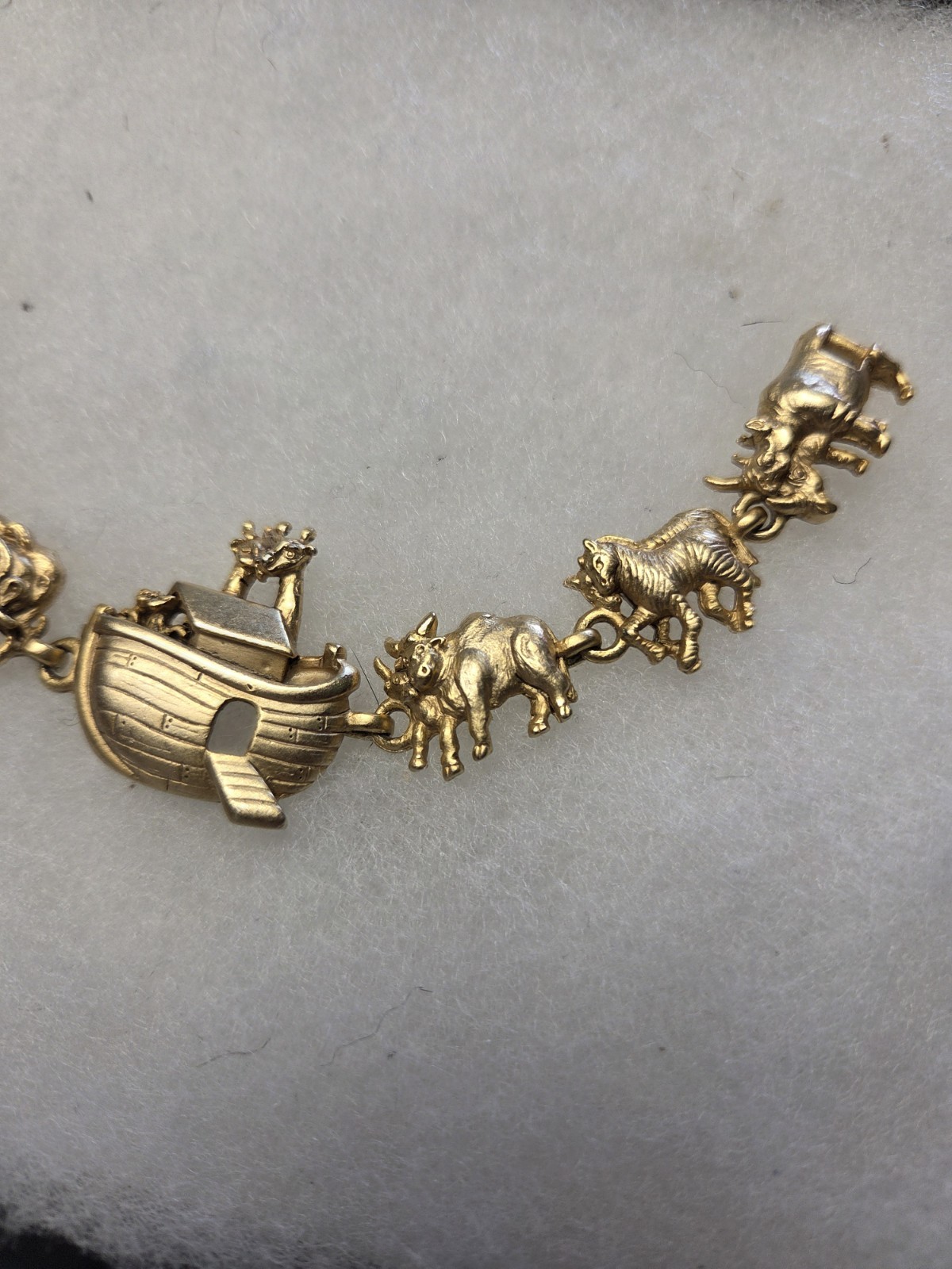 Vtg AJC Noahs Ark Bracelet