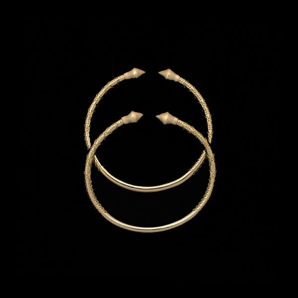 The Great Pyramid Manhattan West Indian Bangles | 14K Gold