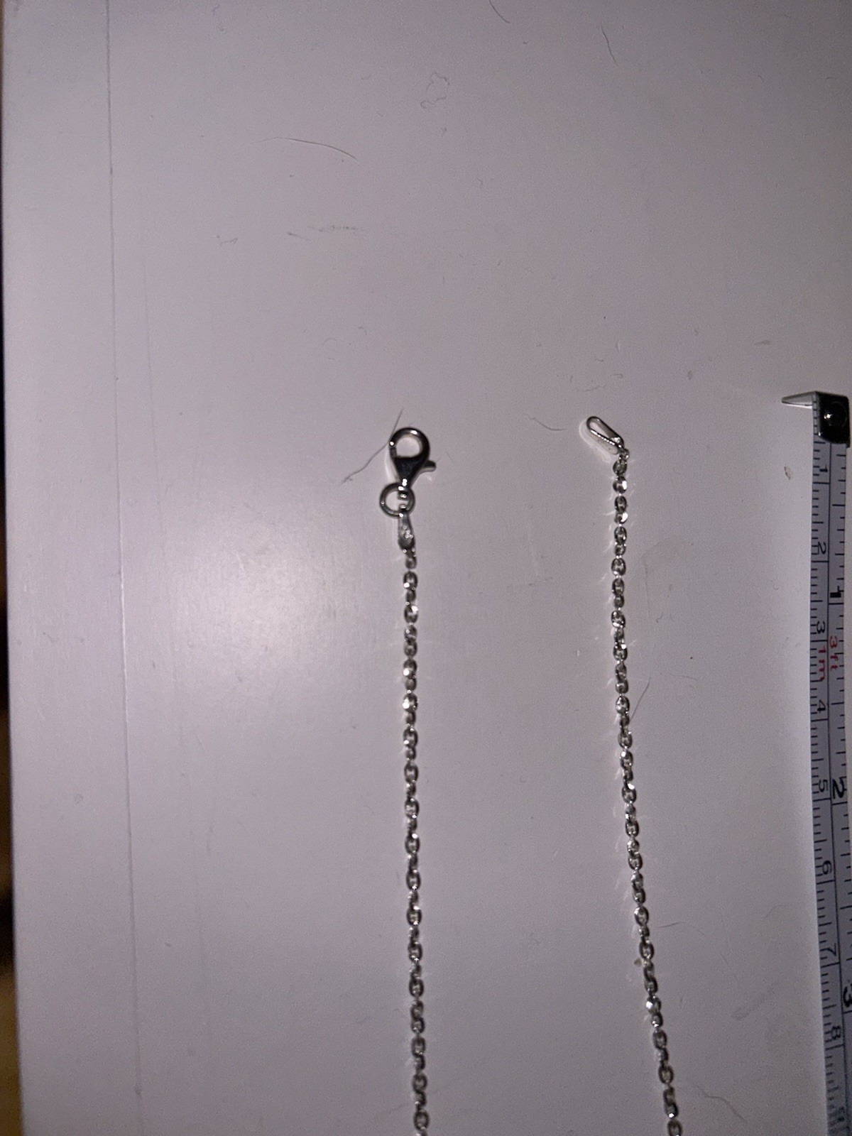24” Twisted Rock 925 Sterling Silver Unisex Chain 1mm Width 925 Stamped