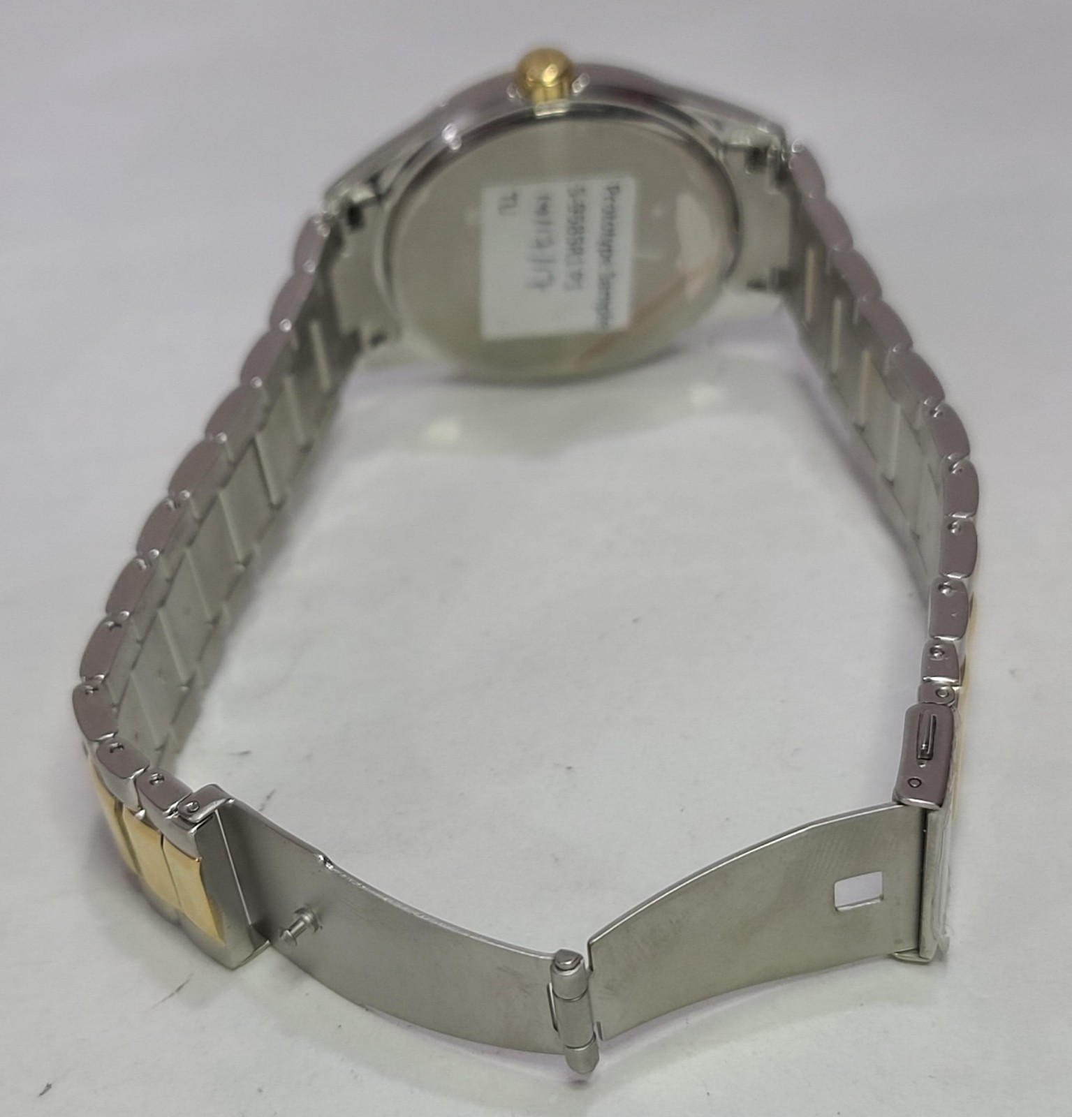 S-9585R1 BULOVA WHITE DIAL STAINLESS STEEL MEN’S WATCH MB5-190