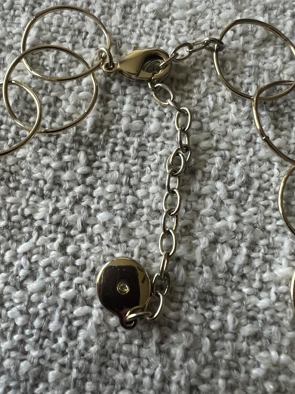 Hammered Disc Collar Necklace