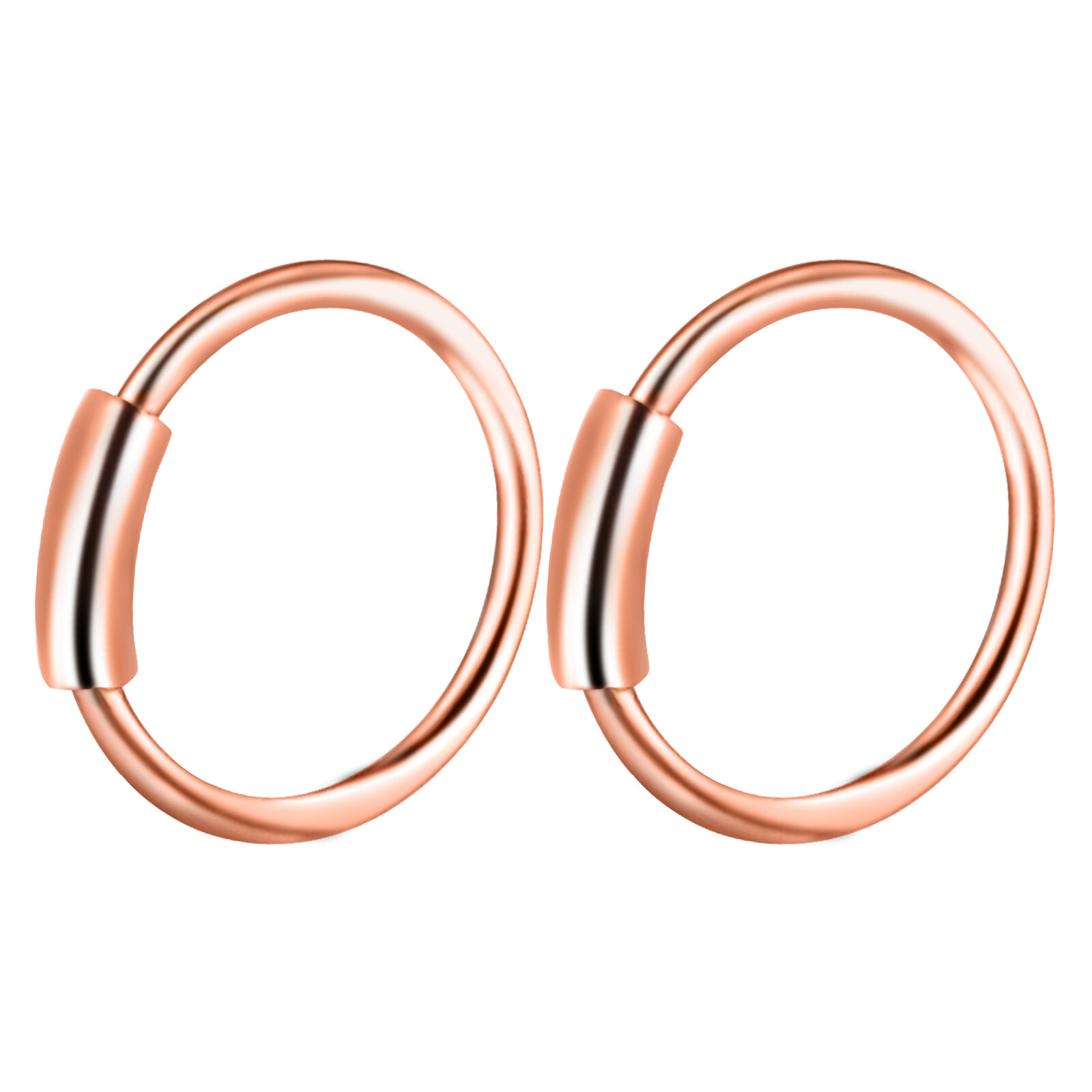 10pcs 20G C-Shaped Lip Nose Ring Hoop Ear Cartilage Stainless Steel Piercing Set