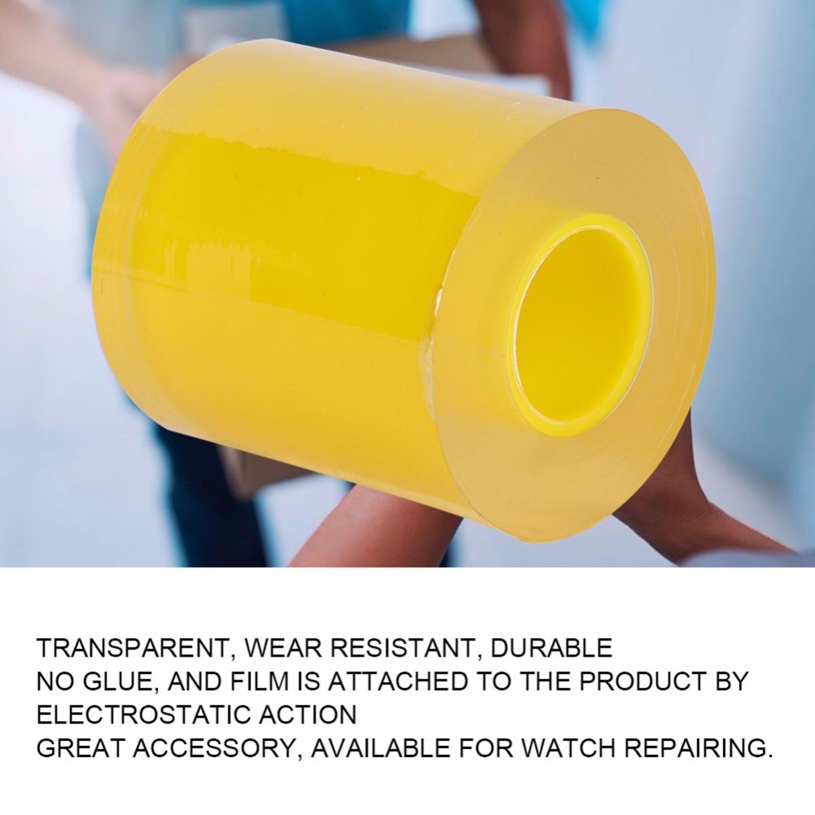 Transparent Anti-Static Protective Film Tape Crystal Watch Jewelry Protection
