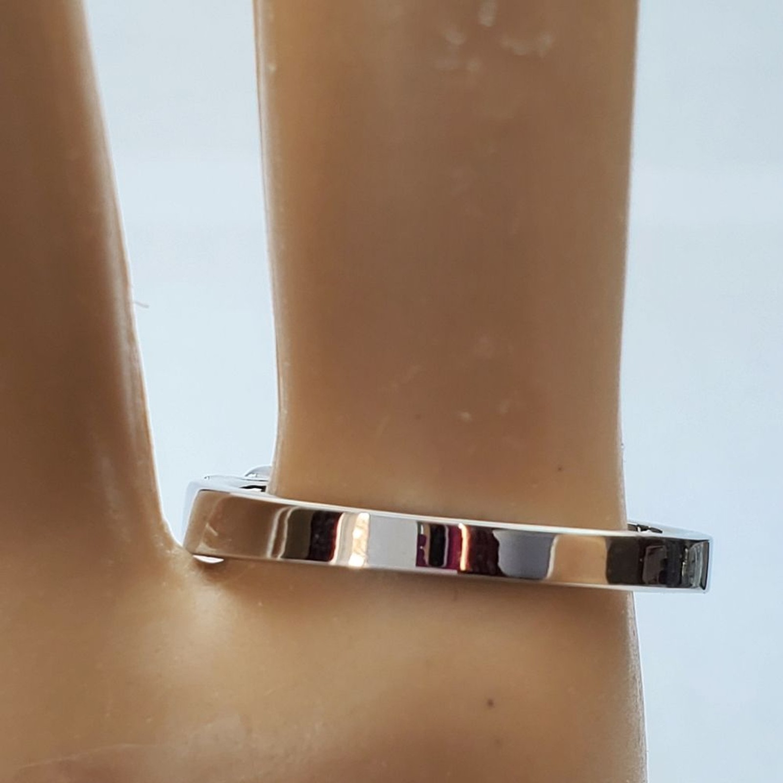 Silver Plated Solitaire with accents Size 10 promise Ring Cubic Zirconia *