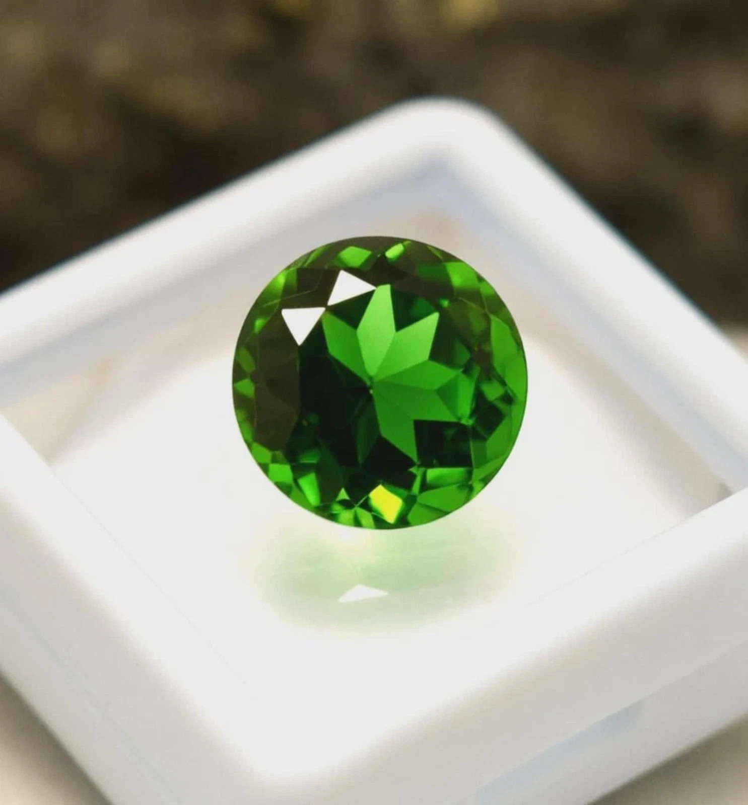 8 Ct+ Natural Russian Alexandrite Certified | Round Brilliant Cut Gemstone Ring