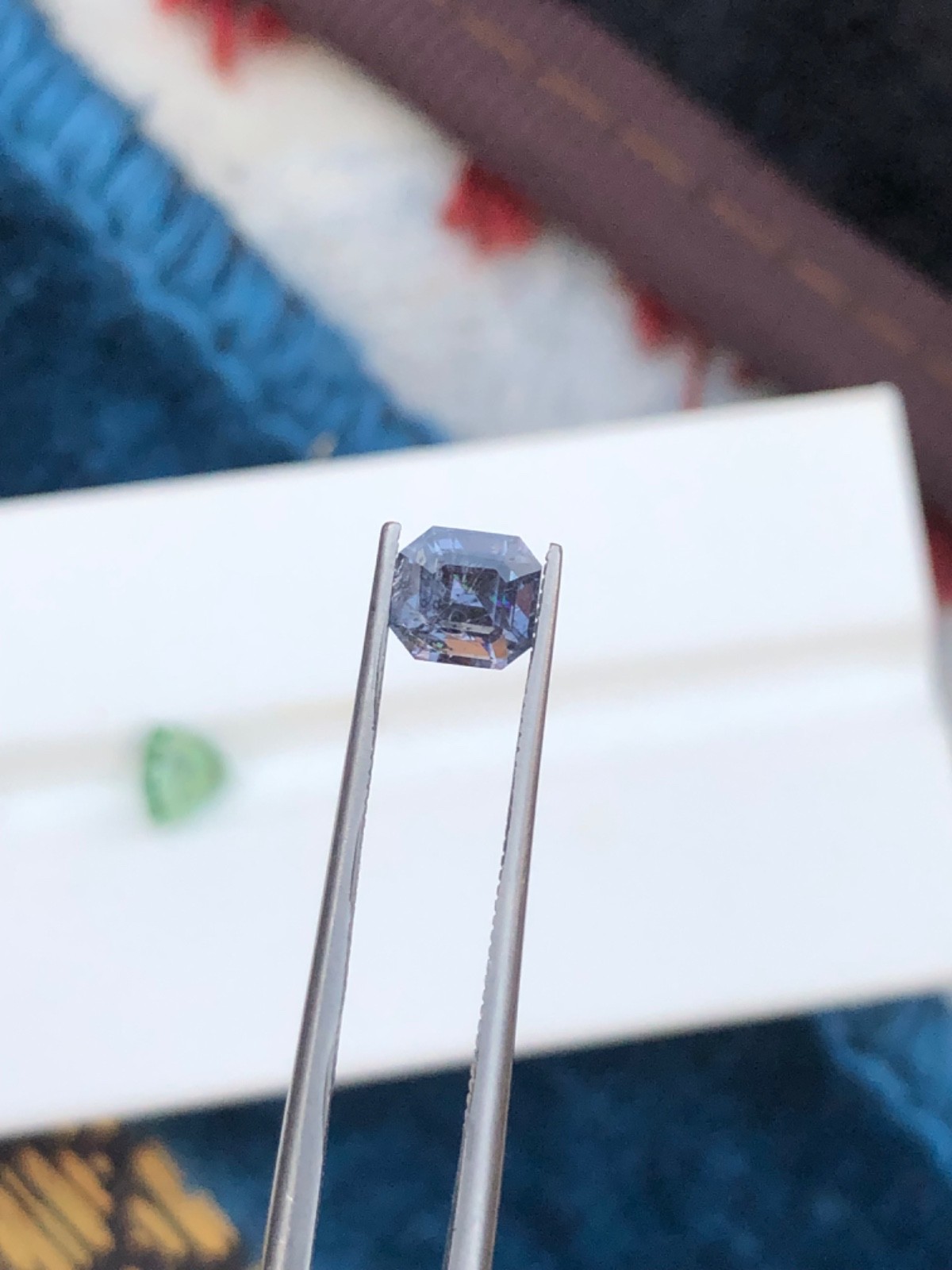 Natural Purplish Spinel – 1.00 Ct Cushion Cut Loose Gemstone