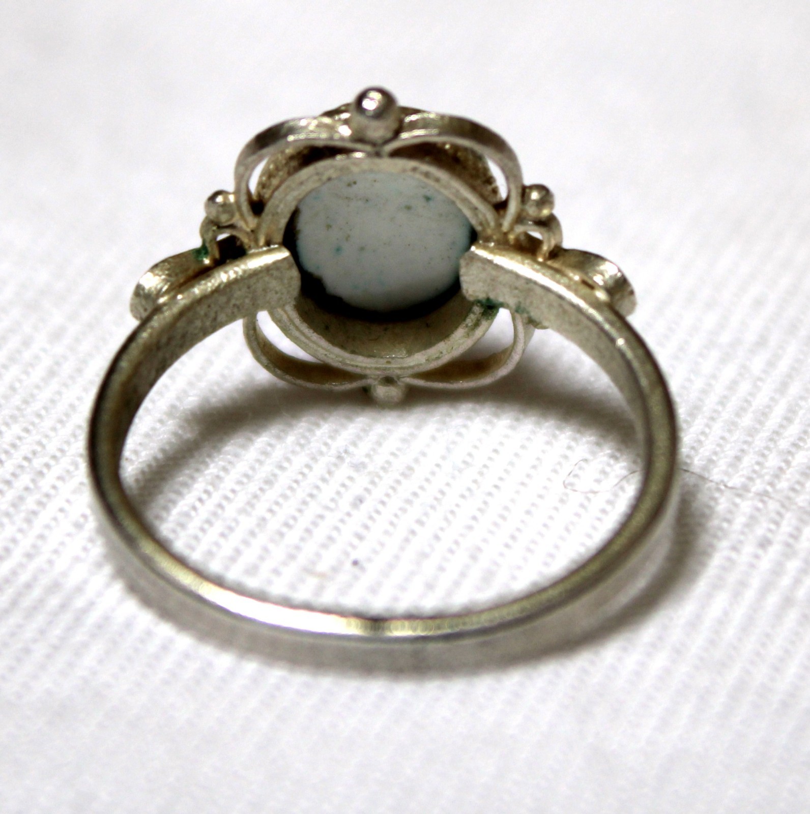 Vintage Russian Hand Painted Enamel Rings 4 Variation Finift Technique #7,12,87