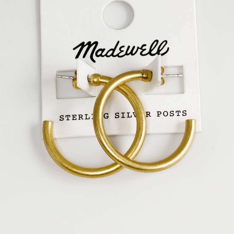33mm MadeWell Minimalist Hoop Earrings Gift Retro Women Party Vacation Jewelry