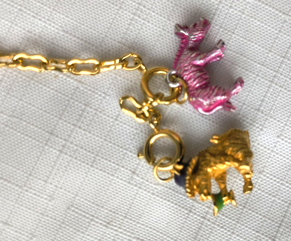Joan Rivers Noah’s Ark Charms Donkeys W/Extender