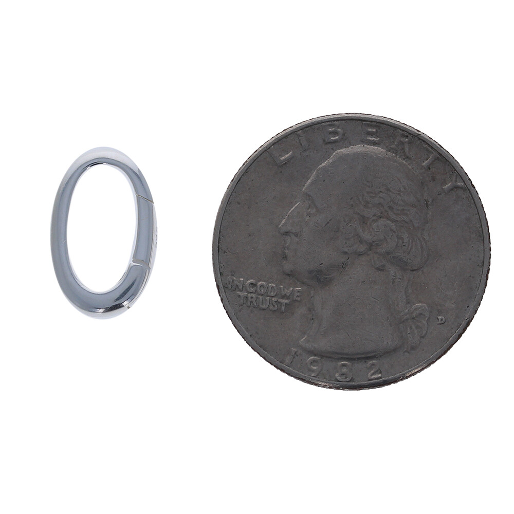 925 Sterling Silver, Cable Link Clasp, 3mm Lever Clasp, Oval Cable Links, Lever