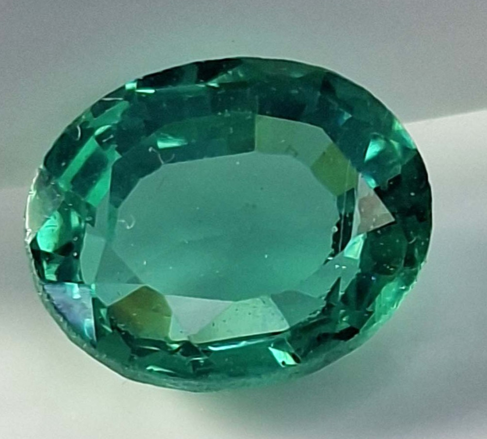 Zambian Oval Cut 5-7 Ct Green Certified Emerald Loose Gemstone