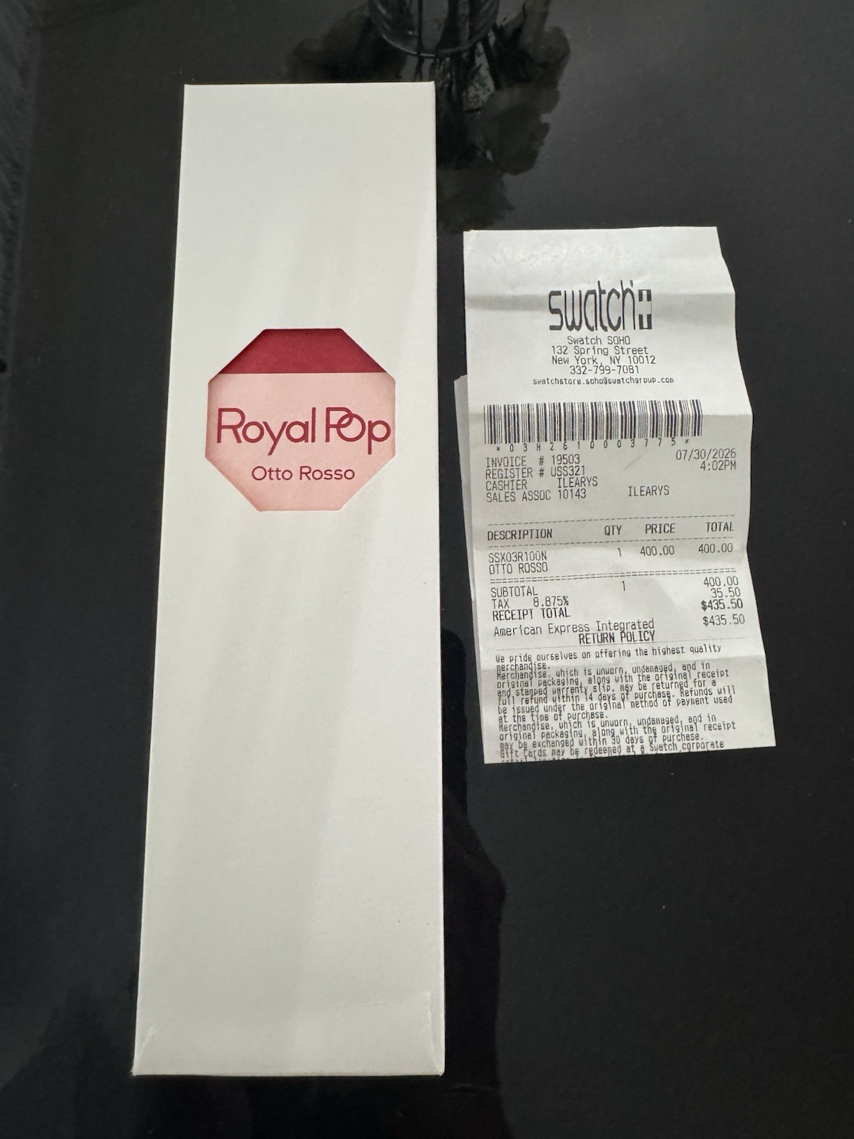 ✅ Swatch x Audemars Piguet Royal Pop Otto Rosso Unworn With Receipt and Papers❗️