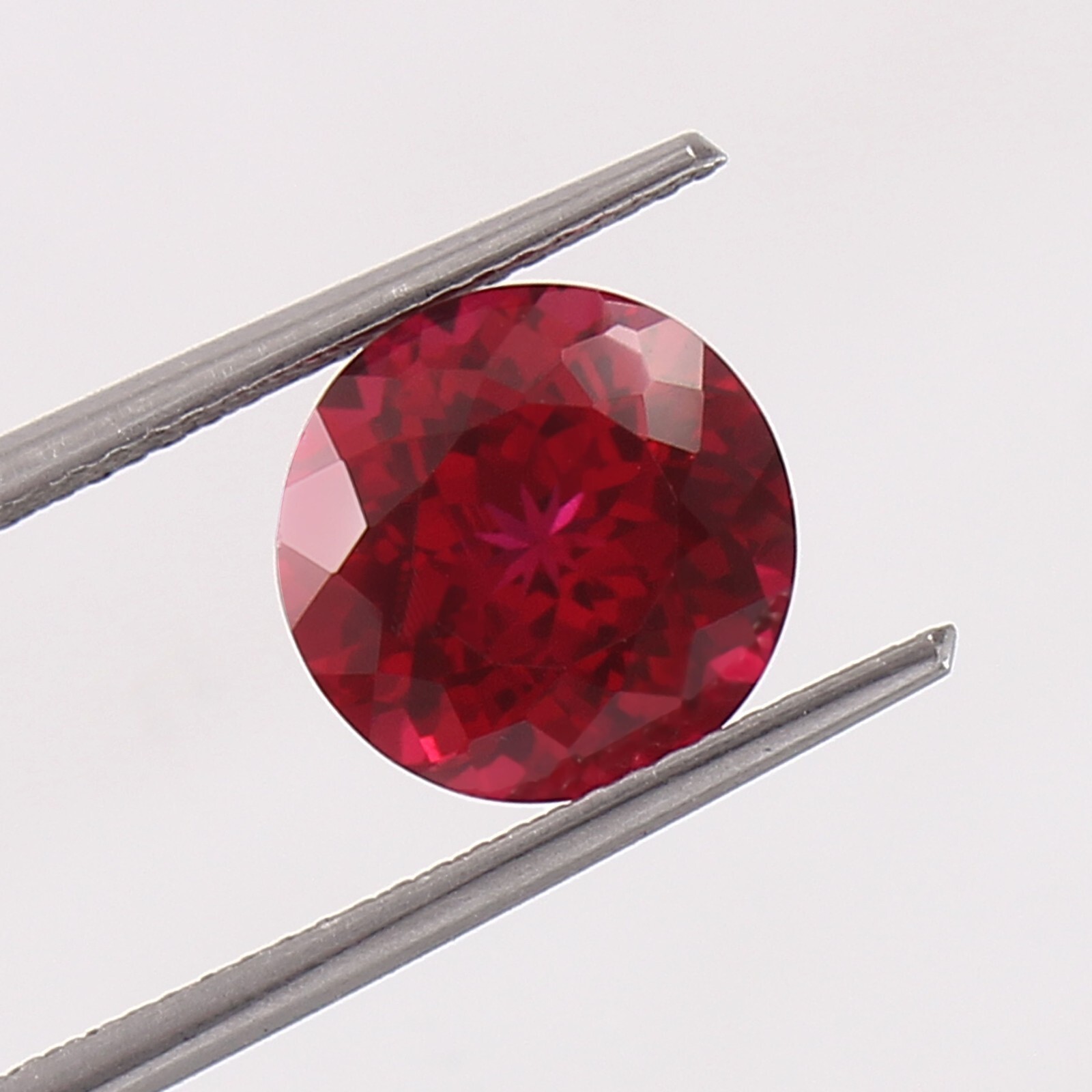 AAA Natural Flawless Mozambique Blood Red Ruby Loose Round Gemstone Cut 6×6 MM