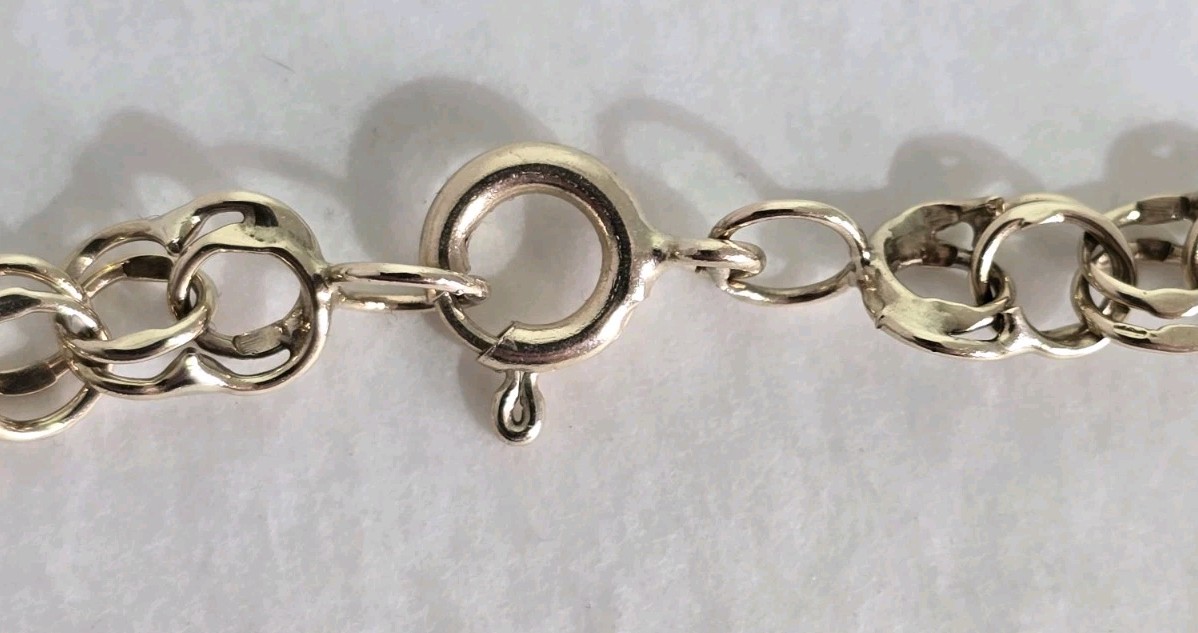 9ct Solid Yellow Gold ID ( Identification ) Bracelet. London 1973. By A G C .