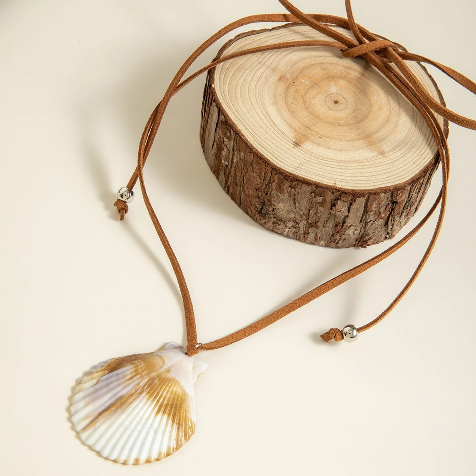 Necklace Simple Dainty Gold Plated Ocean Charm Choker Natural Seashell Chain